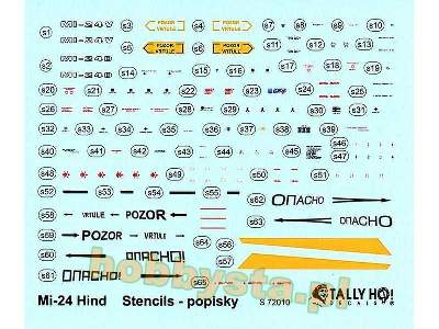 Mi-24 Stencils - Cs - zdjęcie 1