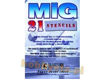 Mig-21 Stencils - Cs - zdjęcie 3