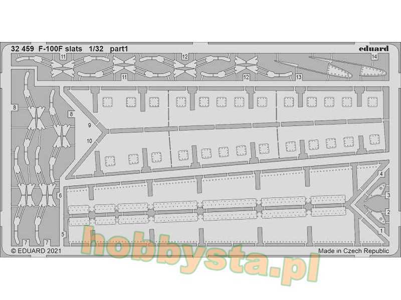 F-100F slats 1/32 - zdjęcie 1 F-100F slats 1/32 - zdjęcie 1