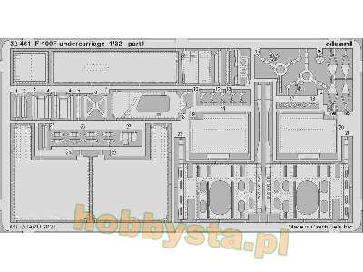 F-100F undercarriage 1/32 - zdjęcie 1