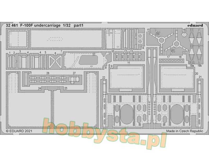 F-100F undercarriage 1/32 - zdjęcie 1 F-100F undercarriage 1/32 - zdjęcie 1