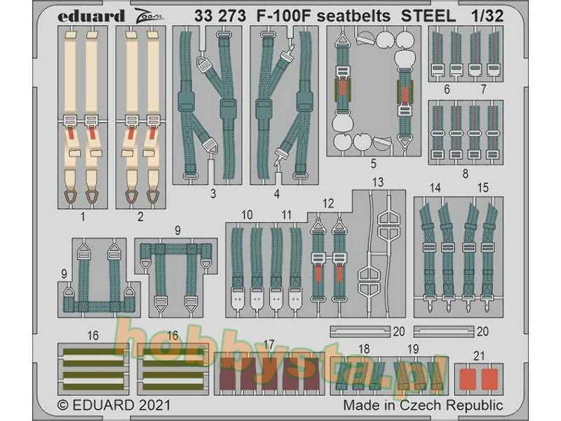 F-100F seatbelts STEEL 1/32 - zdjęcie 1 F-100F seatbelts STEEL 1/32 - zdjęcie 1
