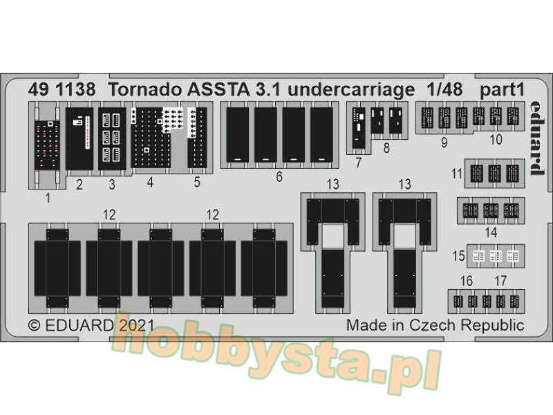 Tornado ASSTA 3.1 undercarriage 1/48 - zdjęcie 1