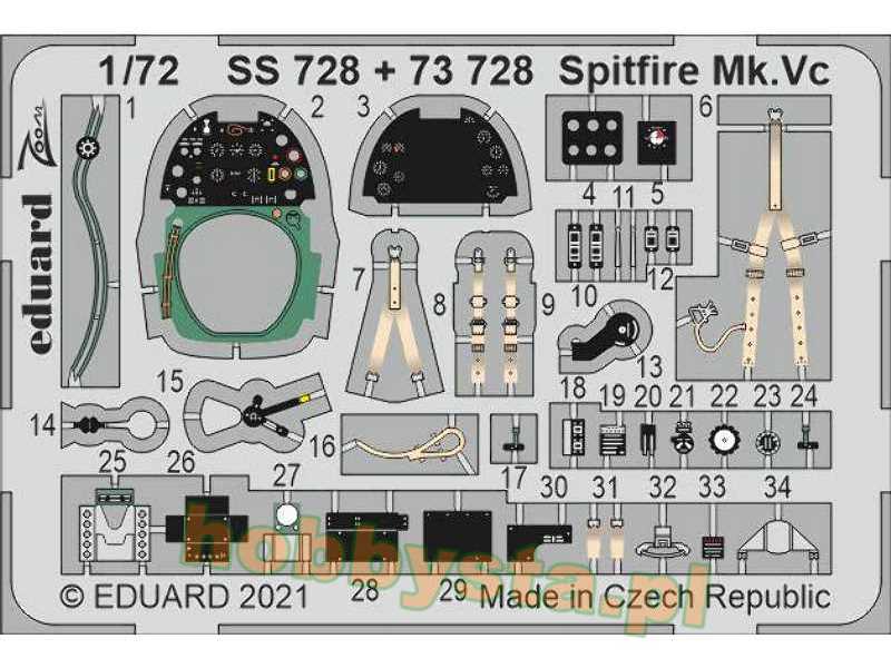 Spitfire Mk. Vc 1/72 - zdjęcie 1 Spitfire Mk. Vc 1/72 - zdjęcie 1