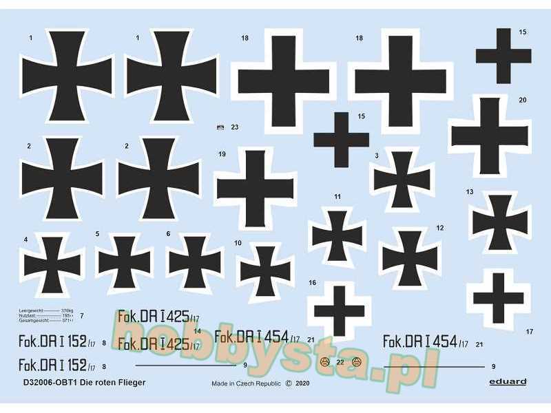 Die roten Flieger 1/32 - Meng - zdjęcie 1 Die roten Flieger 1/32 - Meng - zdjęcie 1