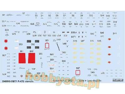 P-47D stencils 1/48 - zdjęcie 1