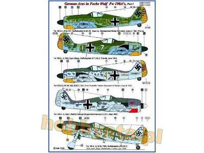 German Aces In Focke Wulf Fw 190a S Part I - zdjęcie 2