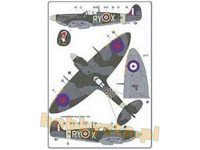 The Spitfire Mk.Ia And Vb With Drawings Of The 313th RAF Squadro - zdjęcie 9