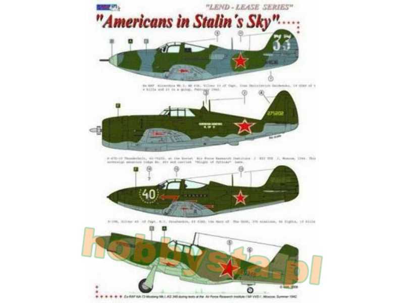 P-47d, P-51a,p-400, P-39n In Russian´s Sky - zdjęcie 1 P-47d, P-51a,p-400, P-39n In Russian´s Sky - zdjęcie 1