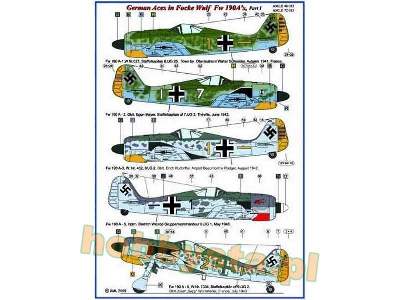 German Aces In Focke Wulf Fw 190a S Part I - zdjęcie 1