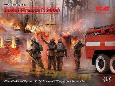 Radzieccy strażacy lata 80-te XX wieku - zdjęcie 1