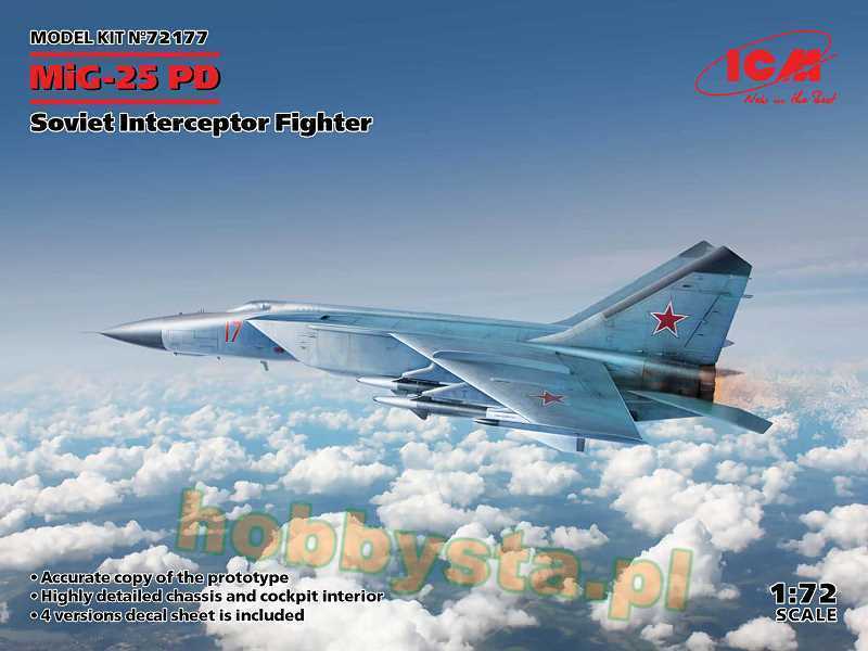 MiG-25 PD radziecki myśliwiec przechwytujący - zdjęcie 1 MiG-25 PD radziecki myśliwiec przechwytujący - zdjęcie 1