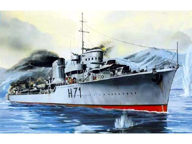 Niszczyciel ORP Grom wz.40 - zdjęcie 1 Niszczyciel ORP Grom wz.40 - zdjęcie 1