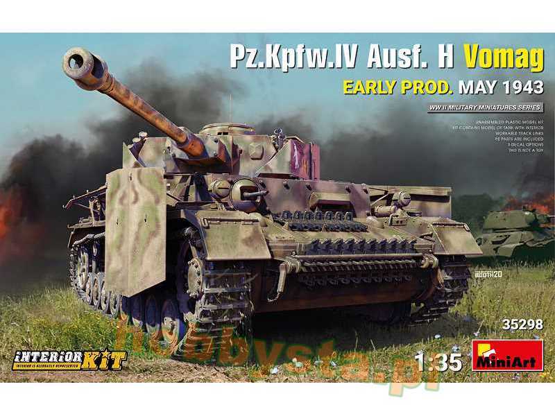 Pz.Kpfw.Iv Ausf. H Vomag maj 1943 wczesny Z WNĘTRZEM - zdjęcie 1 Pz.Kpfw.Iv Ausf. H Vomag maj 1943 wczesny Z WNĘTRZEM - zdjęcie 1
