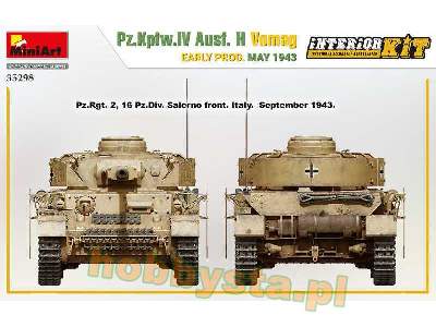 Pz.Kpfw.Iv Ausf. H Vomag maj 1943  wczesny Z WNĘTRZEM - zdjęcie 6