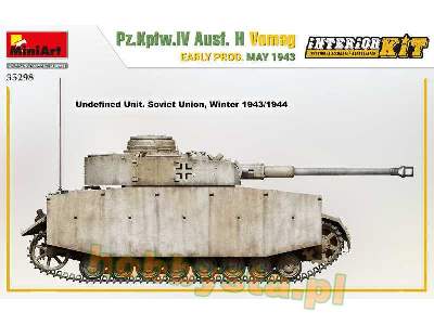 Pz.Kpfw.Iv Ausf. H Vomag maj 1943  wczesny Z WNĘTRZEM - zdjęcie 7