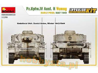 Pz.Kpfw.Iv Ausf. H Vomag maj 1943  wczesny Z WNĘTRZEM - zdjęcie 8