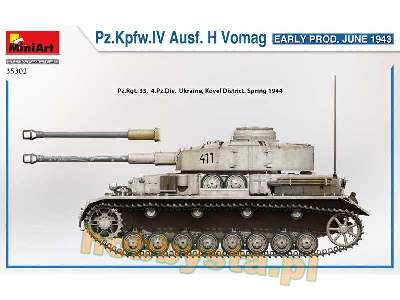 Pz.Kpfw.Iv Ausf. H Vomag wczesny - czerwiec 1943 - zdjęcie 7