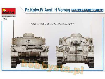 Pz.Kpfw.Iv Ausf. H Vomag wczesny - czerwiec 1943 - zdjęcie 8