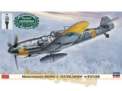 Messerschmitt Bf109g-6 'juutilainen' W/Figure - zdjęcie 1