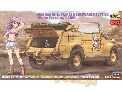 52160 Wild Egg Girls No.02 Pkw.K1 Kubelwagen Type 82 Claire Fros - zdjęcie 1