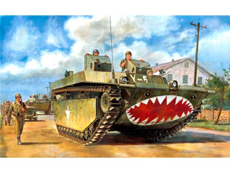 U.S. Water Buffalo LVT-4 Landing Vehicle Cracked - zdjęcie 1 U.S. Water Buffalo LVT-4 Landing Vehicle Cracked - zdjęcie 1