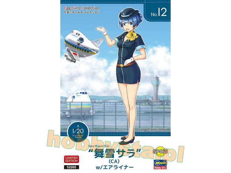 52265 Egg Girls Collection 12 Sara Mayuki (Ca) W/Airliner 1:20 F - zdjęcie 1 52265 Egg Girls Collection 12 Sara Mayuki (Ca) W/Airliner 1:20 F - zdjęcie 1
