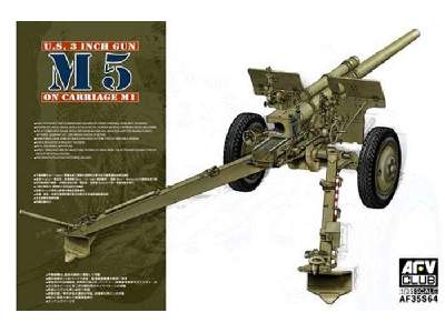 3 cal M5 on Carriage M1 Amerykańskie działo - zdjęcie 1