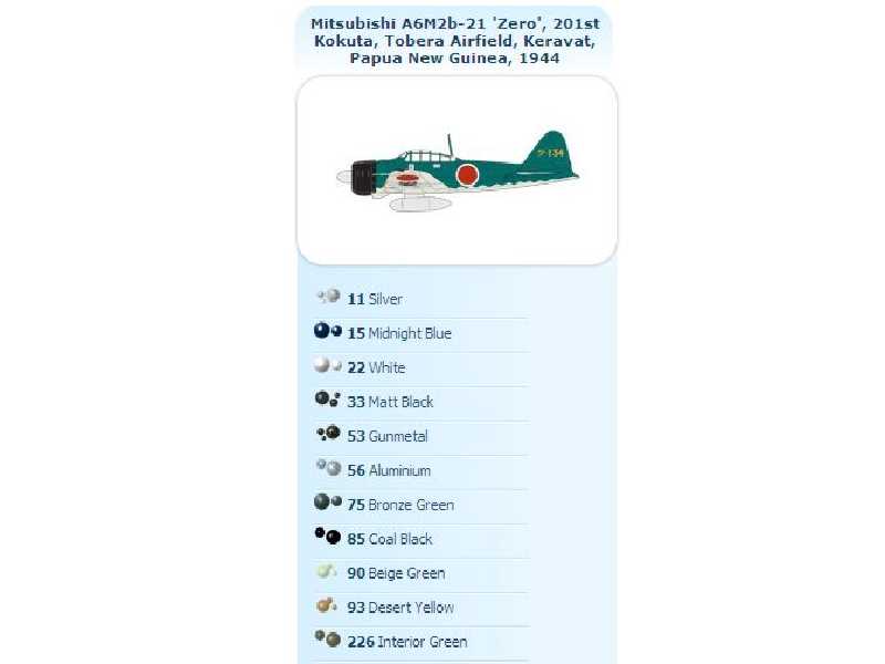 Myśliwiec Mitsubishi Zero A6M2b - zdjęcie 1