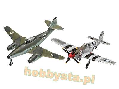 Zestaw Messerschmitt Me262 &amp; P-51B Mustang - zdjęcie 5