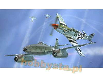 Zestaw Messerschmitt Me262 &amp; P-51B Mustang - zdjęcie 6