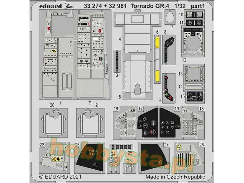 Tornado GR.4 interior 1/32 - zdjęcie 1 Tornado GR.4 interior 1/32 - zdjęcie 1