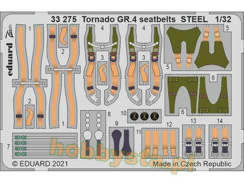 Tornado GR.4 seatbelts STEEL 1/32 - zdjęcie 1