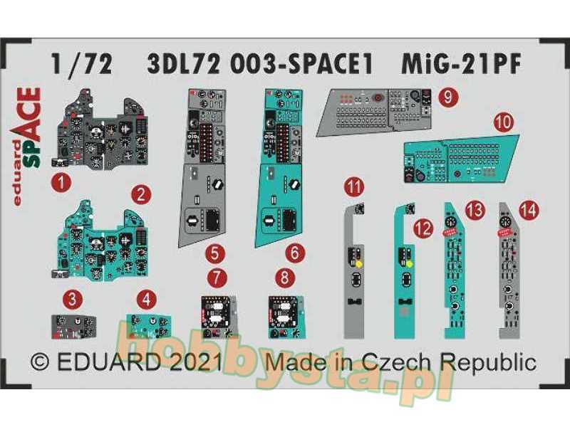 MiG-21PF SPACE 1/72 - zdjęcie 1 MiG-21PF SPACE 1/72 - zdjęcie 1
