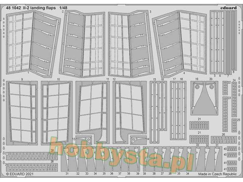 Il-2 landing flaps 1/48 - zdjęcie 1
