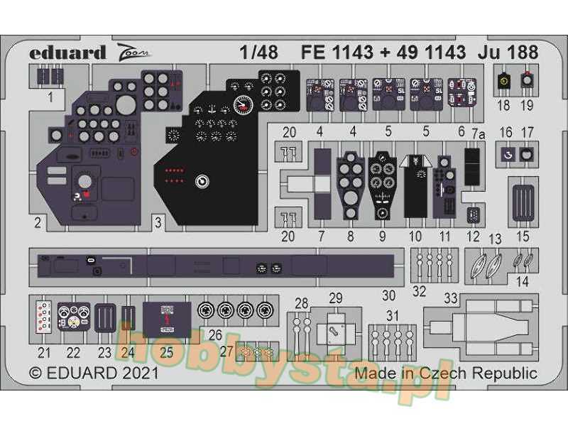 Ju 188 interior 1/48 - zdjęcie 1 Ju 188 interior 1/48 - zdjęcie 1