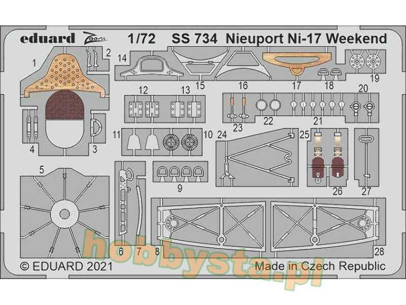 Nieuport Ni-17 Weekend 1/72 - zdjęcie 1 Nieuport Ni-17 Weekend 1/72 - zdjęcie 1