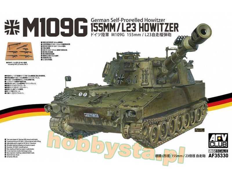 Niemiecka haubica samobieżna M109G 155mm /L23 - zdjęcie 1