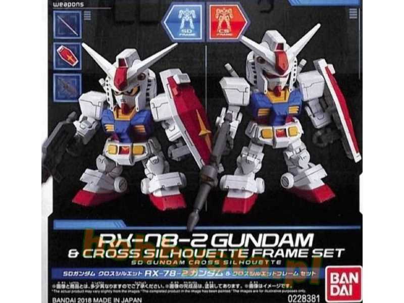 Rx-78-2 Gundam & CroSS Silhouette Frame Set (Gundam 81353) - zdjęcie 1 Rx-78-2 Gundam & CroSS Silhouette Frame Set (Gundam 81353) - zdjęcie 1