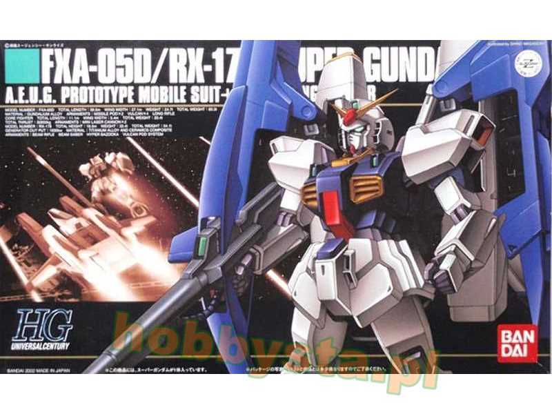 Fxa-05d/Rx178 Super Gundam (Gundam 55728) - zdjęcie 1 Fxa-05d/Rx178 Super Gundam (Gundam 55728) - zdjęcie 1
