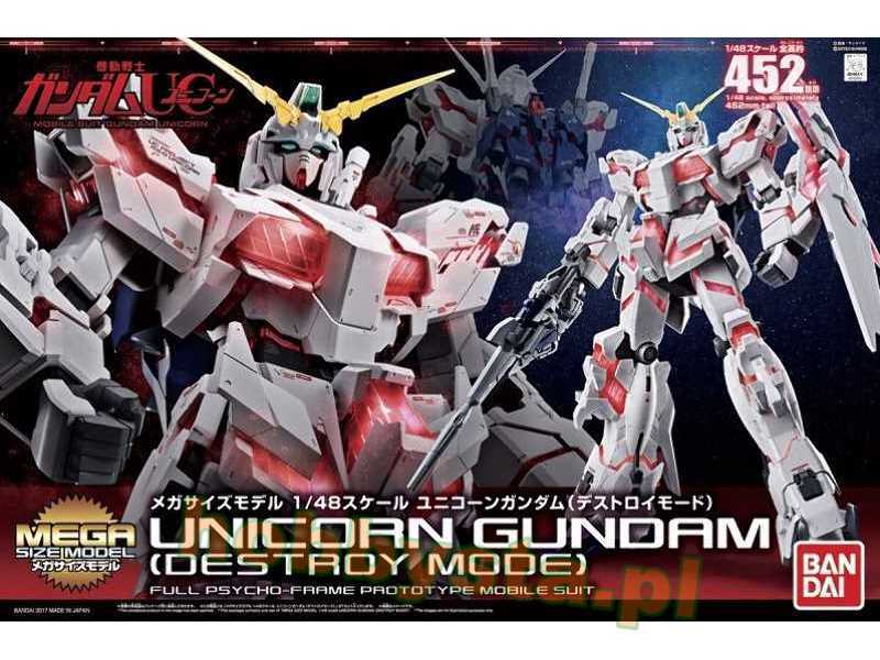 Unicorn Gundam Destroy Mode (Gundam 83836) - zdjęcie 1 Unicorn Gundam Destroy Mode (Gundam 83836) - zdjęcie 1