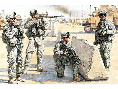 Figurki Amerykański punkt kontrolny w Iraku - zdjęcie 1