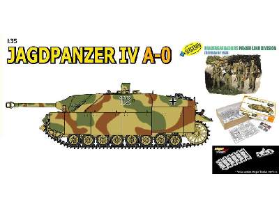 Jagdpanzer IV A-0 + figurki Panzer Lehr Division - zdjęcie 1