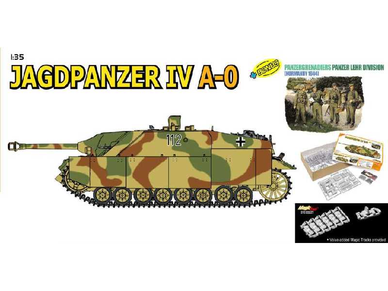 Jagdpanzer IV A-0 + figurki Panzer Lehr Division - zdjęcie 1