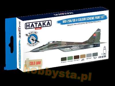 Htk-bs105 Mig-29a/Ub 4-colour Scheme Paint Set - zdjęcie 1