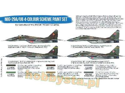 Htk-bs105 Mig-29a/Ub 4-colour Scheme Paint Set - zdjęcie 2