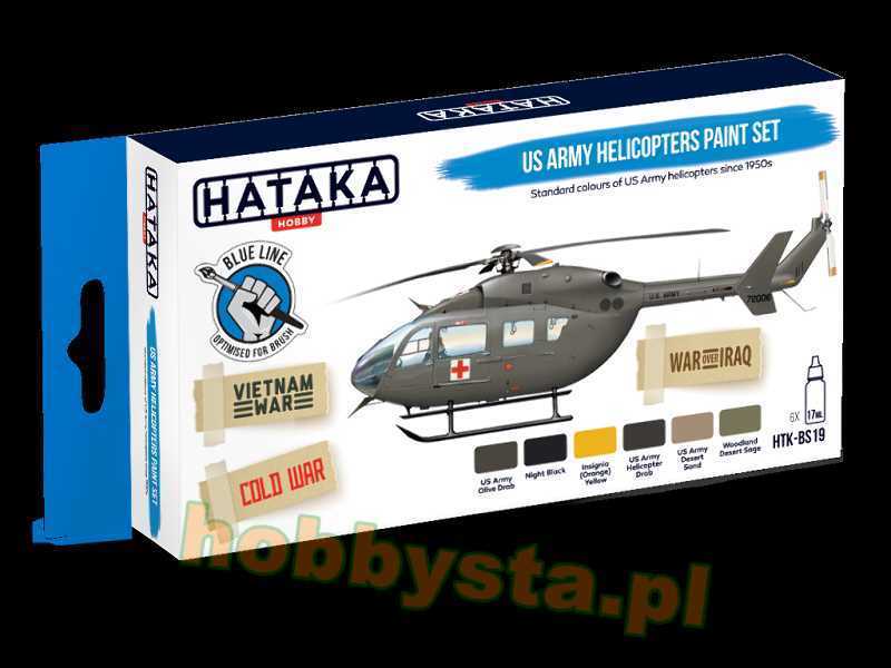 Htk-bs19 US Army Helicopters Paint Set - zdjęcie 1 Htk-bs19 US Army Helicopters Paint Set - zdjęcie 1