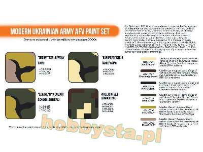 Htk-cs112 Modern Ukrainian Army Afv Paint Set - zdjęcie 2