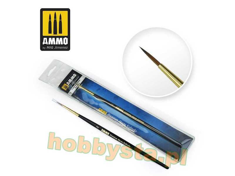 2 Premium Marta Kolinsky Round Brush - zdjęcie 1 2 Premium Marta Kolinsky Round Brush - zdjęcie 1