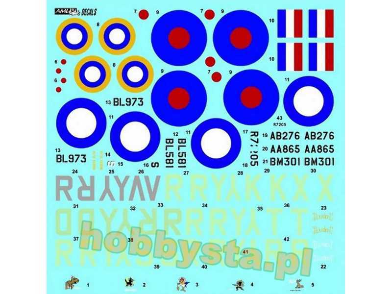 The Spitfire Mk.Ia And Vb With Drawings Of The 313th RAF Squadro - zdjęcie 1